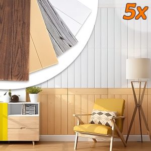 Zelfklevende 3D panelen die hout imiteren (5 stuks) | INSTAWOOD