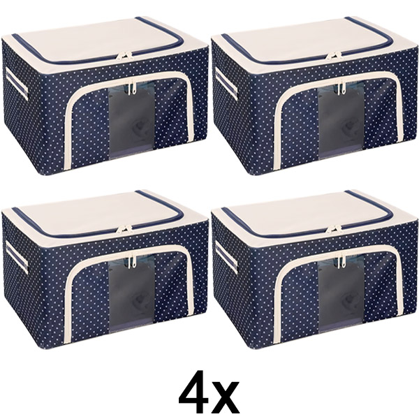 4x Opbergdoos voor garderobe | STACKBOX