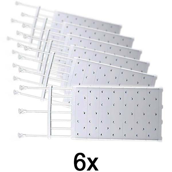 6x Uitbreidbaar opbergrek | SHELFEXPEND