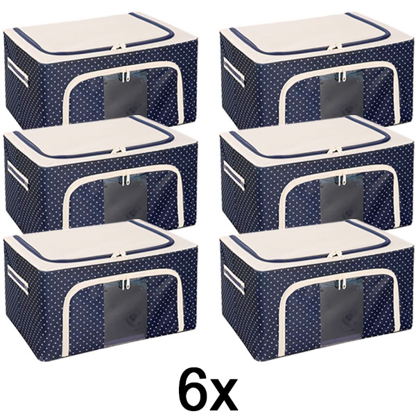 6x Opbergdoos voor garderobe | STACKBOX